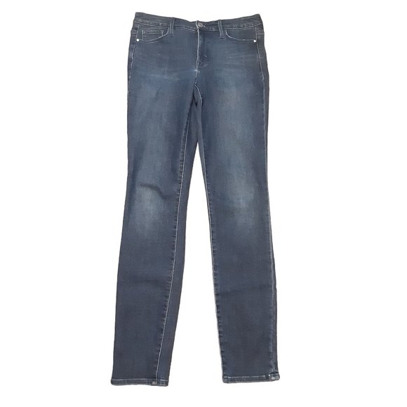 Athleta Jeans Athleta Sculptek Skinny High Rise 5 Pocket Dark Wash